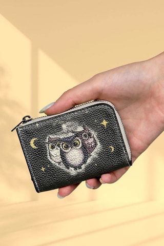 Portamonete Owls Family - Multicolore