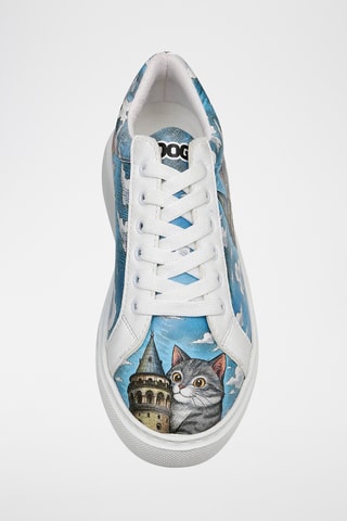 Sneakers in pelle vegan Galata Cat  - Multicolore