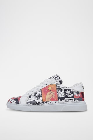 Sneakers in pelle vegan Ace  - Multicolore