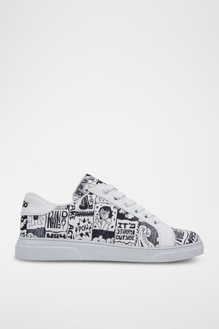 Sneakers in pelle vegan Ace  - Multicolore