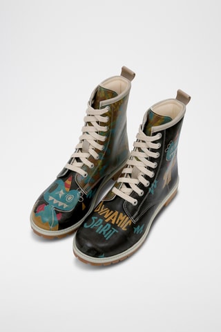 Stivaletti in pelle vegan Long  - Multicolore