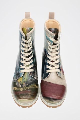 Stivaletti Brush Strokes - Multicolore