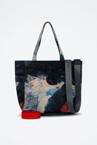 Shopping bag in pelle vegan Ladies - Multicolore