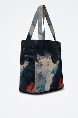 Shopping bag in pelle vegan Ladies - Multicolore