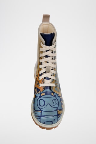 Stivaletti in pelle vegan Long  - Multicolore