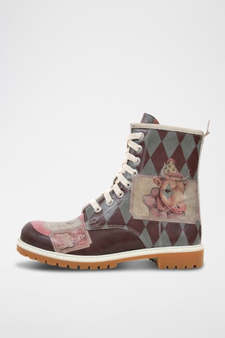 Stivaletti in pelle vegan Long  - Multicolore