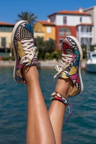 Sneakers Painting in Harmony - Multicolore