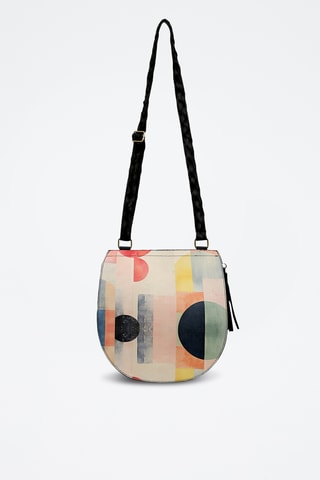 Borsa a tracolla in pelle vegan Ivy  - Multicolore