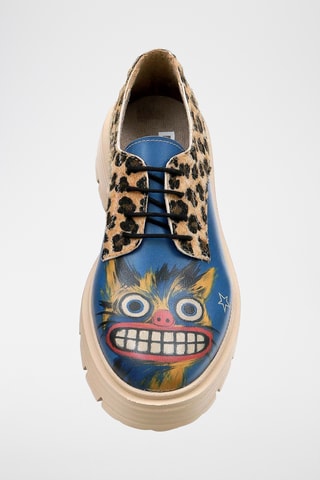 Stringate in pelle vegan Brooklyn  - Multicolore