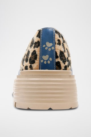 Stringate in pelle vegan Brooklyn  - Multicolore