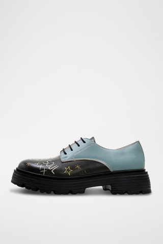 Stringate in pelle vegan Brooklyn  - Multicolore