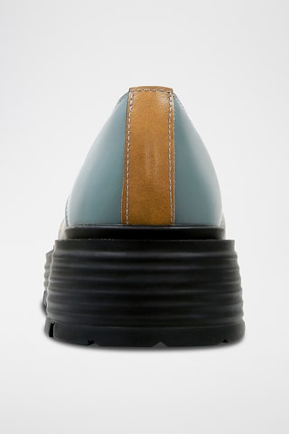 Stringate in pelle vegan Brooklyn  - Multicolore