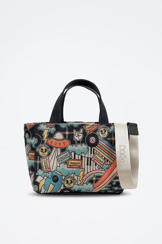 Borsa a mano in pelle vegan - Multicolore