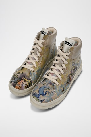 Stivaletti in pelle vegan Andriana - Multicolore