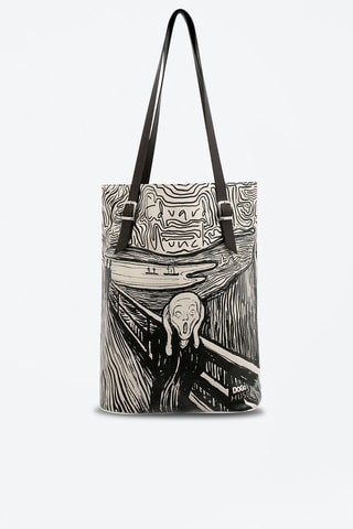 Shopping bag Edvard Munch The Scream  - Multicolore