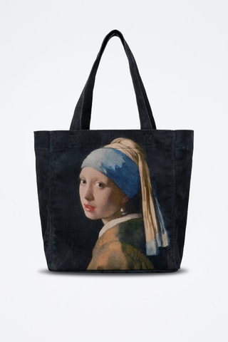 Tote bag Girl with a Pearl Earring - Multicolore