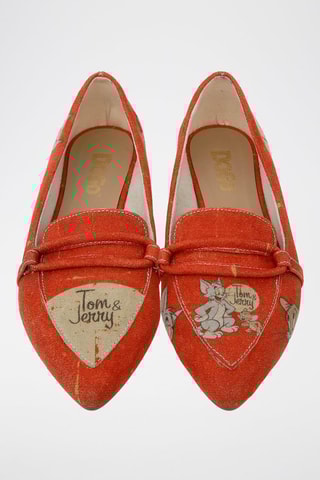 Ballerine in pelle vegan Tom & Jerry  - Multicolore