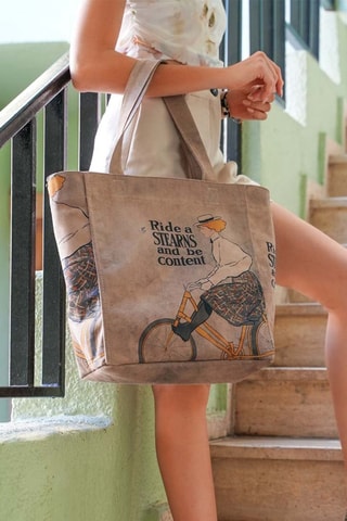 Tote bag Rider Woman  - Multicolore