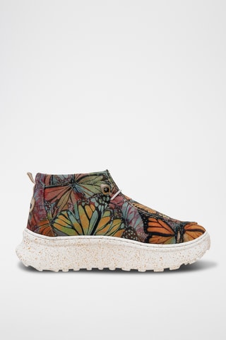 Stringate platform in pelle vegan Nova  - Multicolore