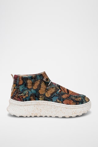 Stringate platform in pelle vegan Nova  - Multicolore