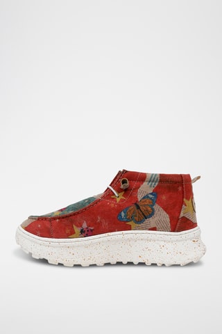 Stringate platform in pelle vegan Nova  - Multicolore