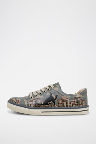 Sneakers in pelle vegan Over the Moon  - Multicolore