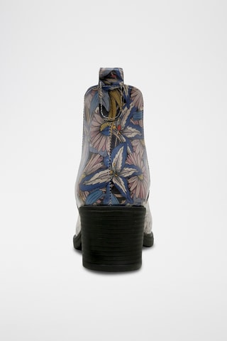 Stivaletti Beatles in pelle vegan Frida Kahlo  - Multicolore