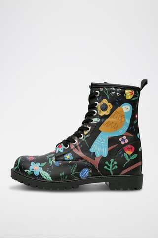 Stivaletti Flower & Birds - Multicolore