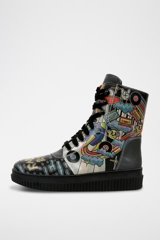 Stivaletti in pelle vegan Future  - Multicolore