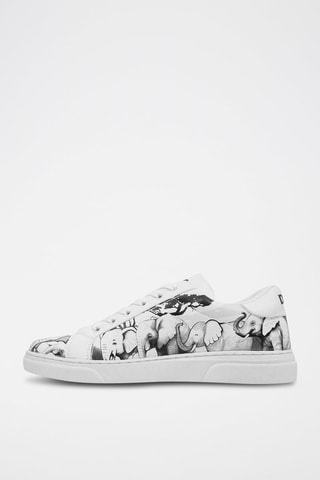 Sneakers in pelle vegan Sunset Animals  - Multicolore