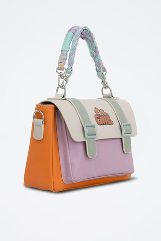 Borsa a mano in pelle vegan Sun  - Multicolore
