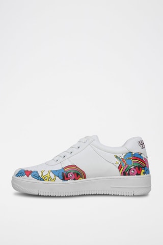 Sneakers in pelle vegan Titti Titti e Gatto Silvestro Looney Tunes  - Multicolore