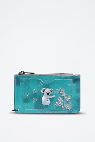 Portafoglio in pelle vegan Clarisse  - Multicolore