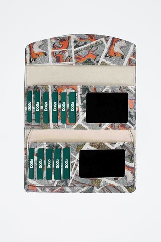 Portafoglio in pelle vegan Mira  - Multicolore