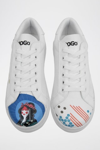 Sneakers in pelle vegan Bring Your Colours to Life  - Multicolore