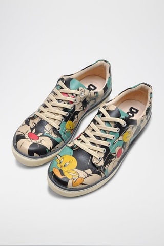 Sneakers Titti Titti e Gatto Silvestro Looney Tunes Catch Me If You Can Tweety   - Multicolore
