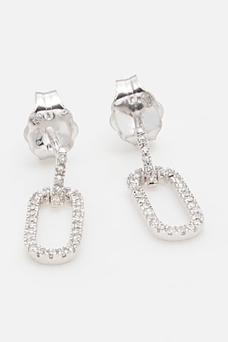 Pendientes Thouéris - Oro blanco y diamantes