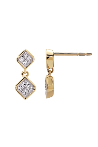 Pendientes - Oro amarillo y diamantes
