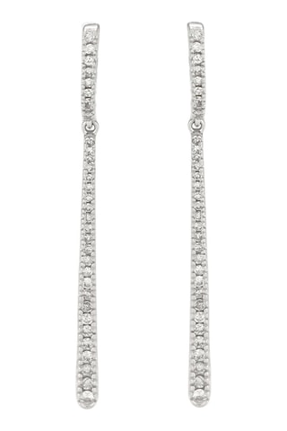 Pendientes Fancy - Oro blanco y diamantes