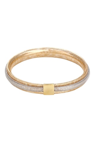 Pulsera Vico Scintillant - Oro blanco y oro amarillo