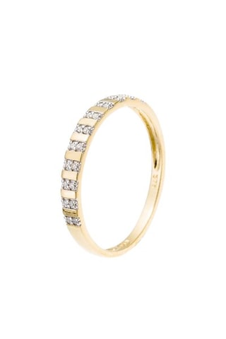 Anillo Linéa - Oro amarillo y diamantes