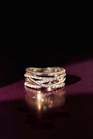 Anillo Entrelacs Eternel - Oro amarillo y diamantes