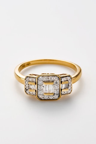 Anillo Les princesses  -  Oro amarillo y diamantes