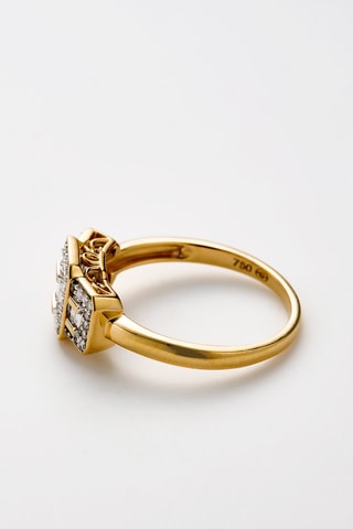 Anillo Les princesses  -  Oro amarillo y diamantes