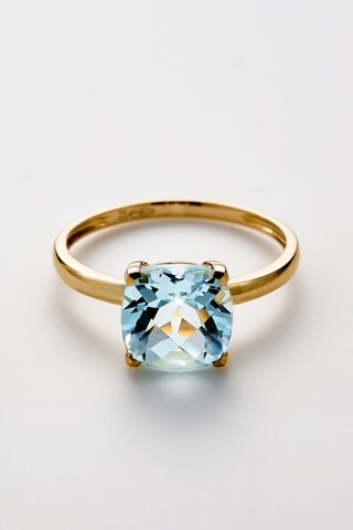 Anillo Topaze Unique - Oro amarillo y topacio