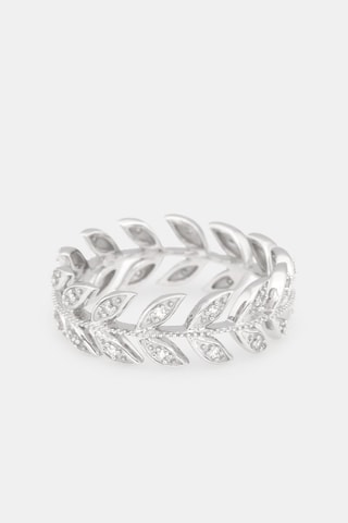 Anello Héritage - Oro bianco e diamanti