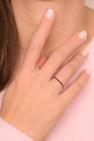 Anillo Alliance Sobriété - Oro blanco y diamantes 