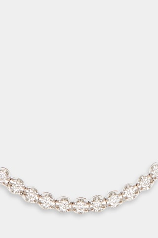 Collar Rivière - Oro blanco y diamantes