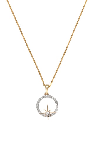 Colgante Polaris - Oro amarillo y diamantes