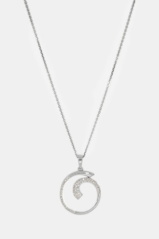 Colgante Ouroboros - Oro blanco y diamantes